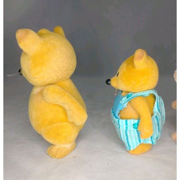 Sylvanian Calico Critters Woodez lot Of 4 ~Toy Poodle, Foxes Are Missing Tails - Picture 8 of 15